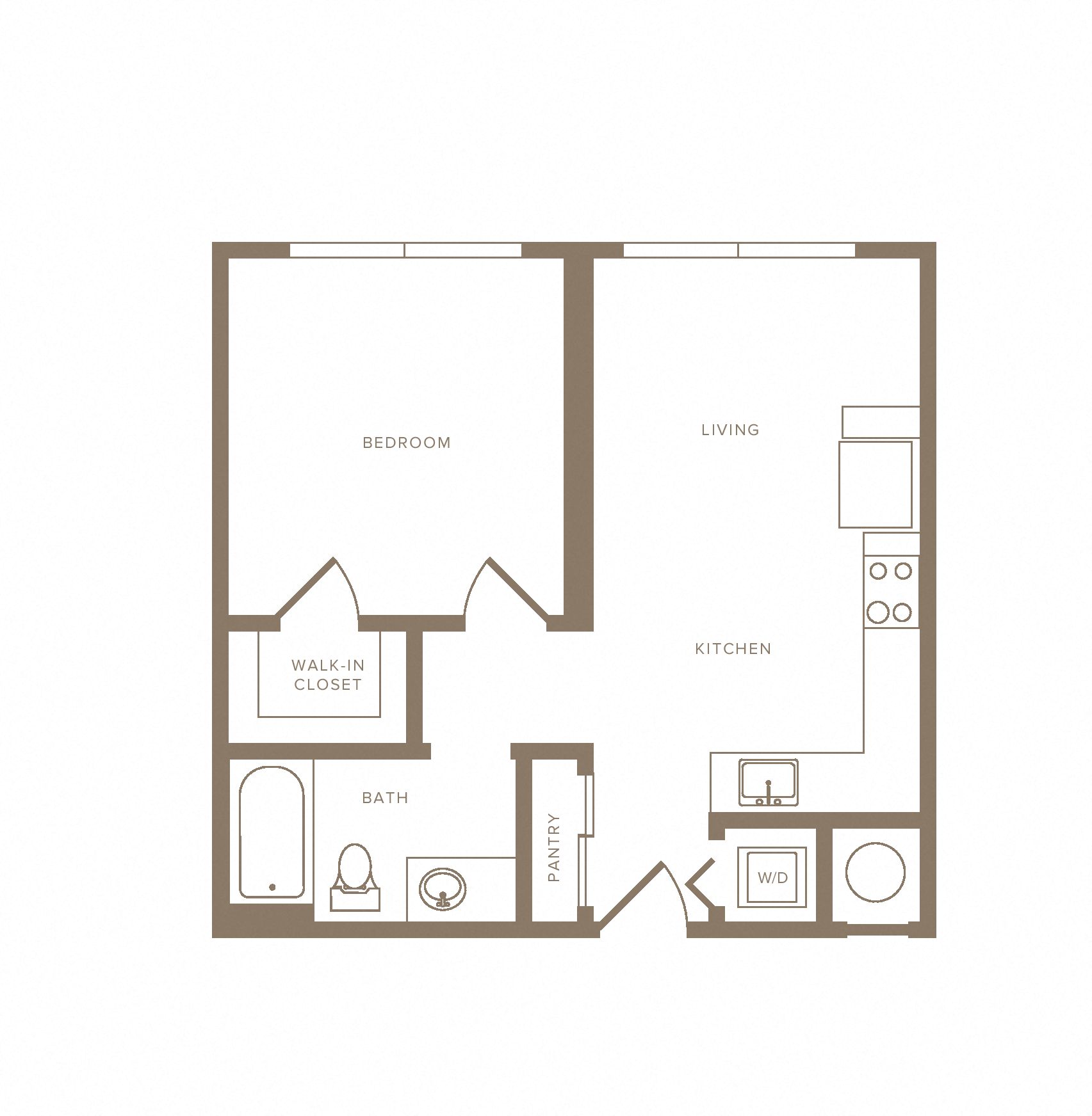 A West floor plan